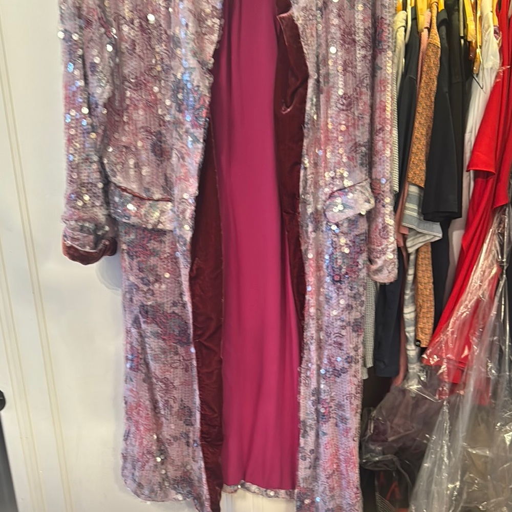 Free People Pink Velvet Luxurious - Picture 3 of 4